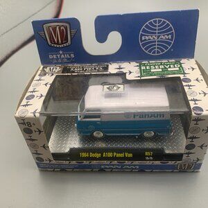 M2 MACHINE 1/64 PAN AM 1964 DODGE A100 PANEL VAN *NEW IN BOX